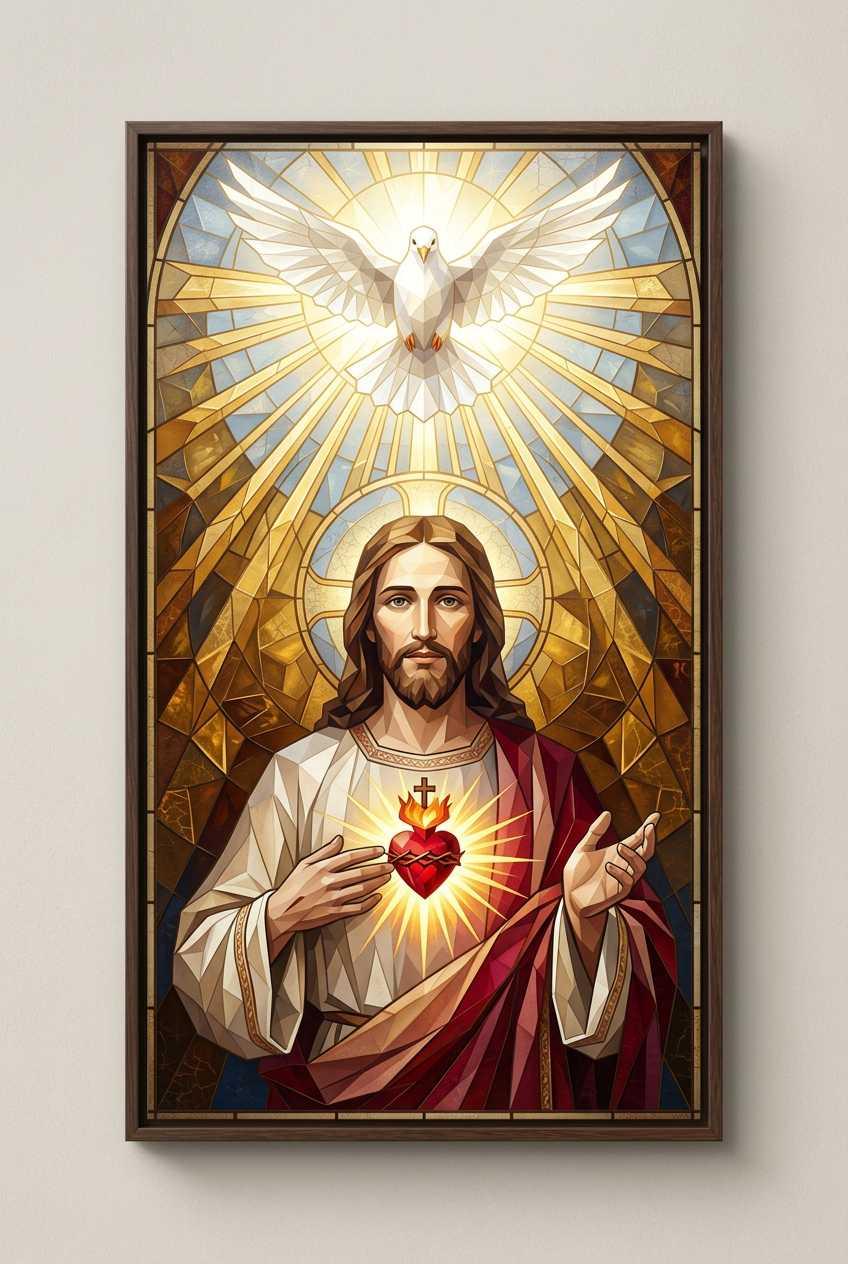 Quadro Poder e unção divina